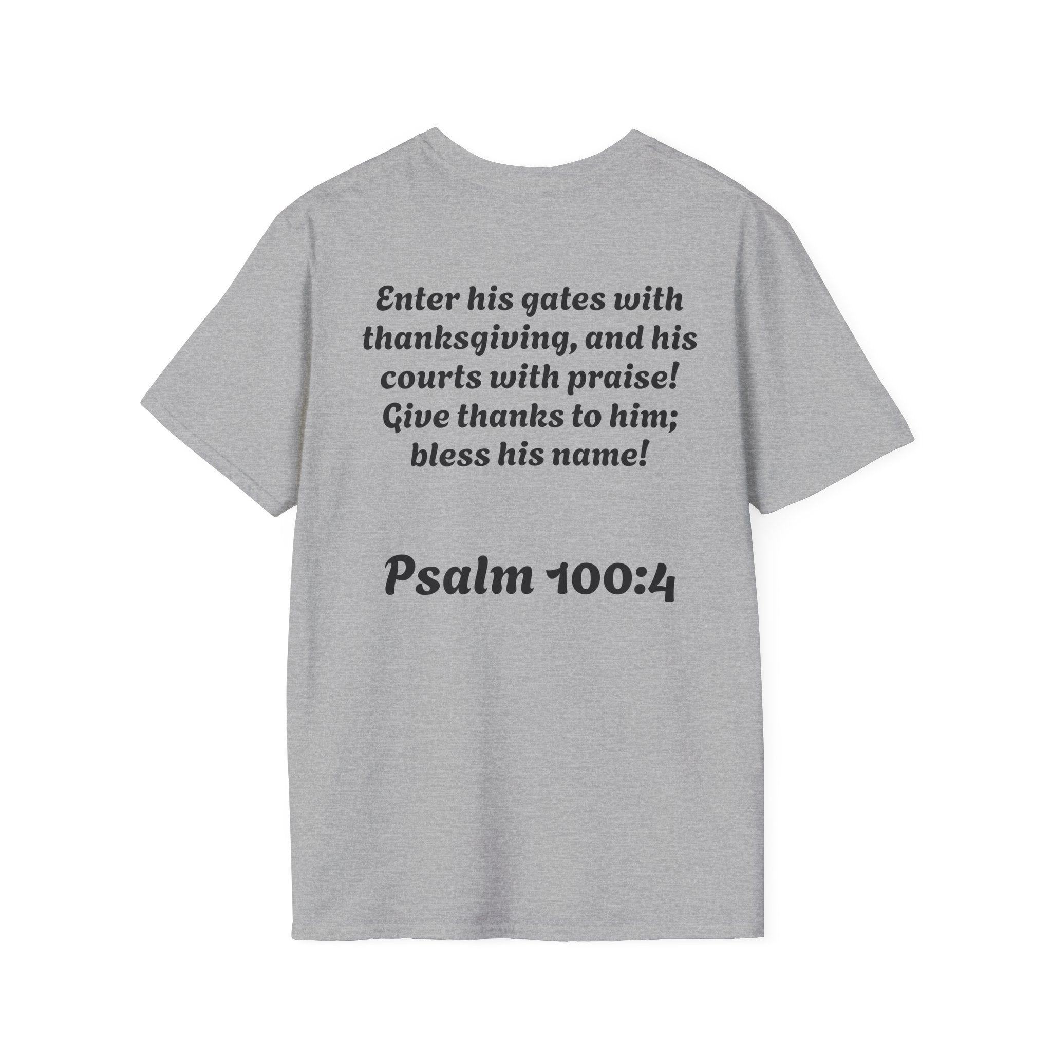 E - Psalm 100:4