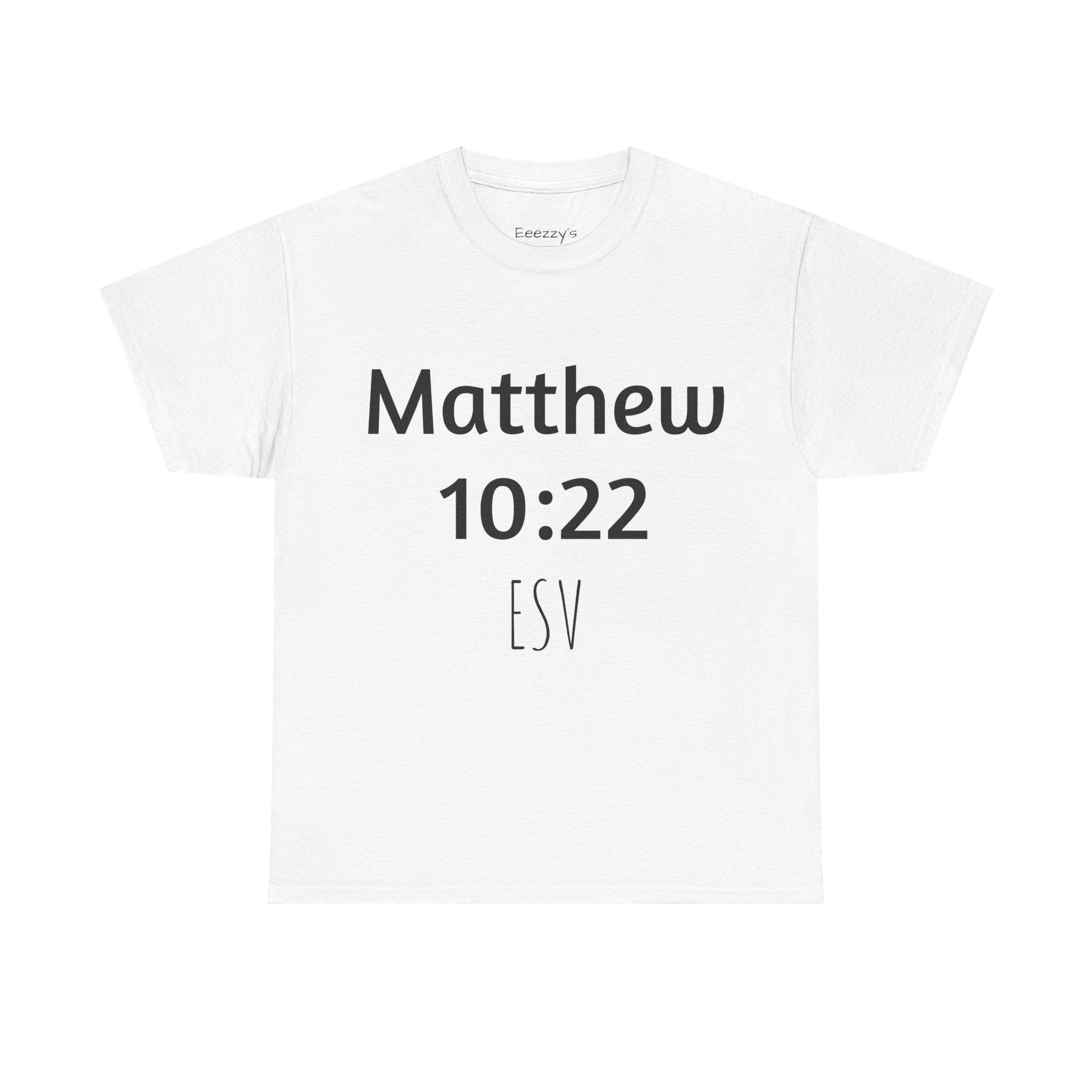 Matthew 10:22