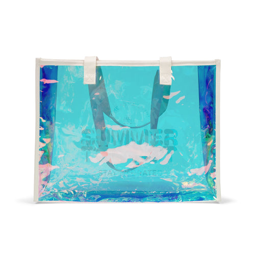Beach Holographic Tote Bag